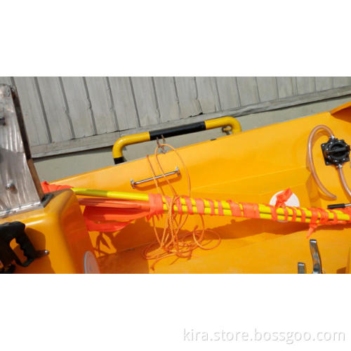 Marine offshore outboard engine rescue boat